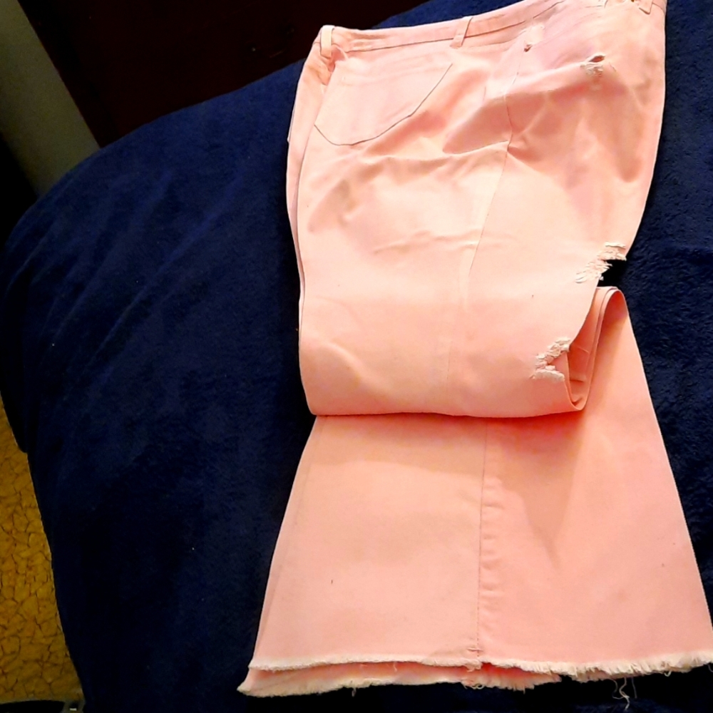 Pink jeans